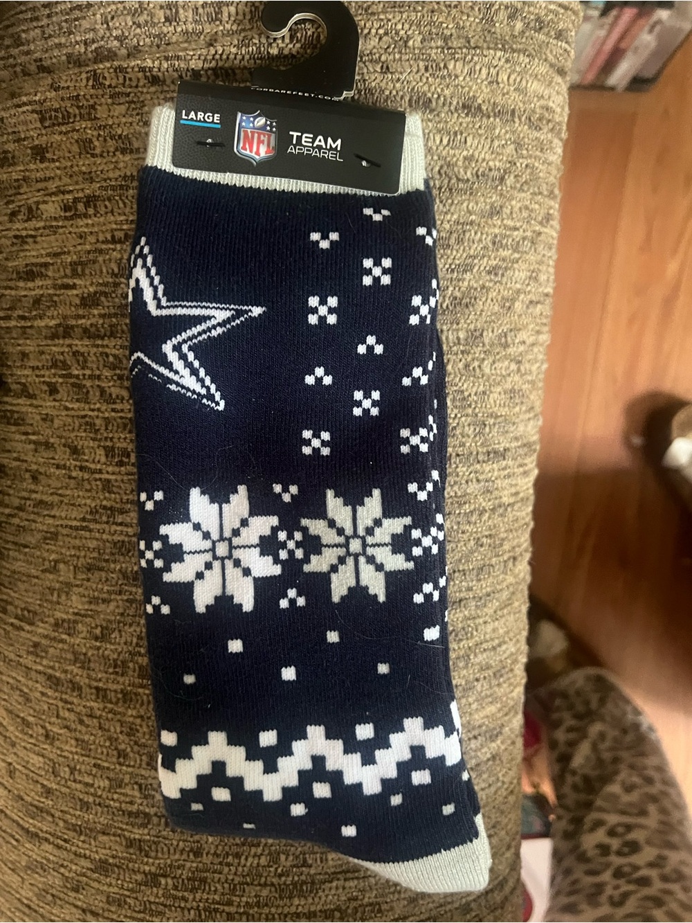 NWT large Dallas Cowboys Socks.